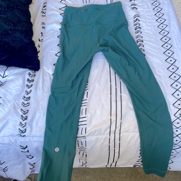 Lululemon Dark Green Leggings - Picture 1 of 4